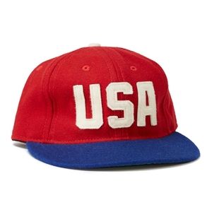 Ebbets Flannels USA Vintage Adjustable Ballcap 